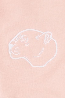 Розовые брюки с вышивкой Kenzo