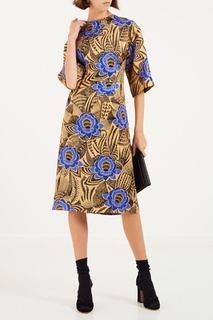 Платье с цветочным узором Dries Van Noten
