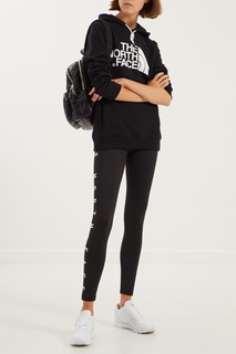 Черные леггинсы с логотипом The North Face