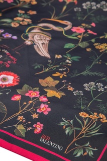 Платок с принтом «Флора и фауна» RED Valentino