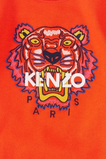 Красный свитшот с тигром Kenzo