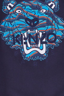 Синий свитшот с тигром Kenzo