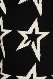 Черный шерстяной свитер со звездами Perfect Moment