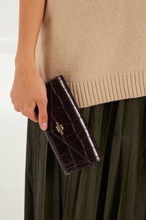 Кошелек Soft wallet сливового цвета Coach