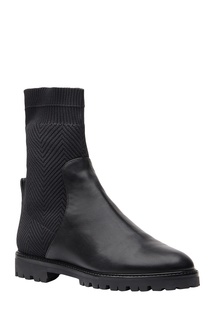 Черные ботинки Verbier Bootie Flat Aquazzura