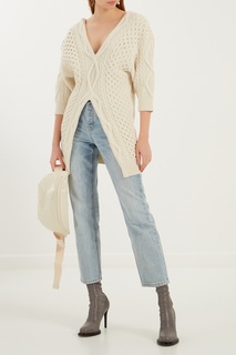 Белый шерстяной пуловер 3.1 Phillip Lim