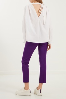 Фиолетовые шерстяные брюки P.A.R.O.S.H.