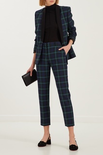 Синие брюки в клетку Claudie Pierlot