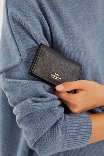 Черная визитница Coach