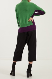 Зеленый с фиолетовым джемпер Marni