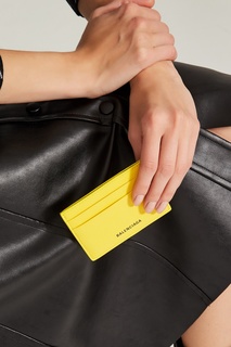 Желтый футляр для карт Everyday Multi Card Balenciaga
