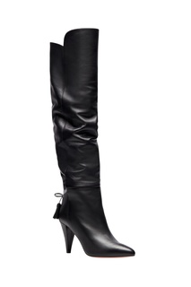 Кожаные сапоги Bowie Boot 85 Aquazzura