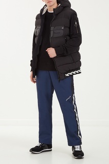Черный жилет с логотипом Fw Dlab