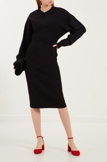 Черное вязаное платье Stella Mc Cartney
