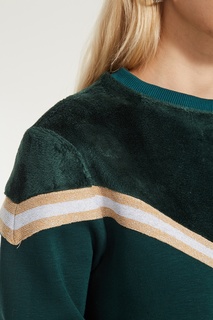 Зеленый спортивный костюм с лампасами Fashion.Love.Story.