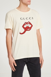 Футболка оверсайз с принтом Gucci Man