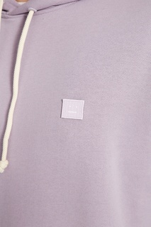 Сиреневое хлопковое худи Acne Studios