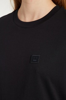 Черная футболка с нашивкой Acne Studios