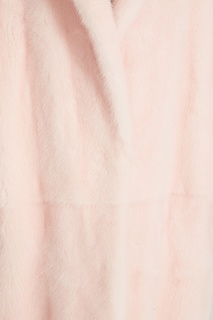 Розовое норковое пальто Меха Екатерина