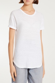 Белая футболка из льна Isabel Marant Etoile