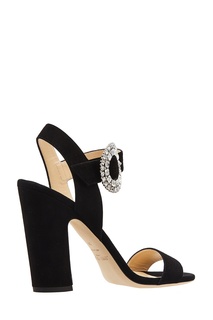 Черные босоножки Mischa 100 Jimmy Choo