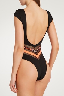 Купальник Zenaya черный с леопардовым Agent Provocateur
