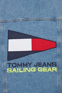 Джинсовая куртка с логотипом на спине Tommy Jeans