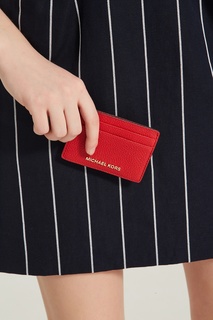 Красная визитница Money Pieces Michael Michael Kors