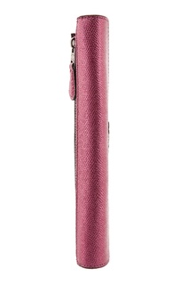 Бордовый кожаный кошелек Coach