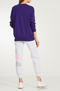 Серые спортивные брюки с логотипом Msgm