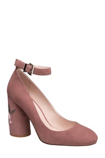 Розовые туфли с вышивкой Portal