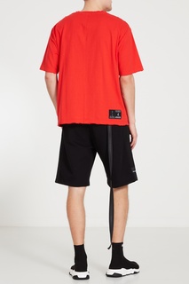 Черные бермуды с синей кулиской Unravel Project