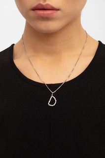 Серебряное колье с буквой D Ringstone