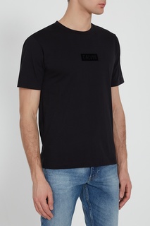 Черная футболка с логотипом Calvin Klein