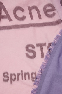 Розово-сиреневый шарф Acne Studios