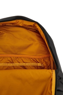 Черный рюкзак с белым логотипом The North Face