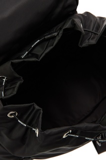 Черный рюкзак Moncler