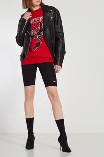 Черные шорты-велосипедки Msgm