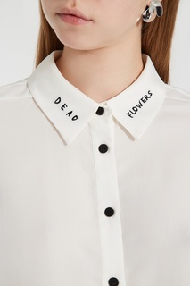 Блуза с надписями на воротнике One Teaspoon