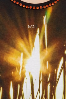 Футболка с тропическим фотопринтом No.21
