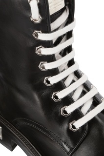 Черные ботинки на шнуровке Philipp Plein