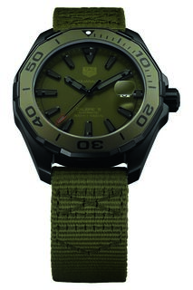 AQUARACER Calibre 5 Автоматические мужские часы с зеленым циферблатом Tag Heuer