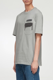 Серая футболка с карманом Lanvin