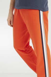 Оранжевые спортивные брюки Dirk Bikkembergs