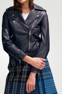 Синяя куртка со скошенной молнией Claudie Pierlot