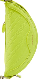 Желтая сумка из кожи Balenciaga
