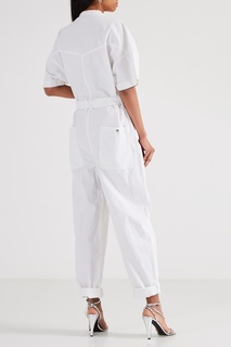 Белый комбинезон из хлопка Isabel Marant