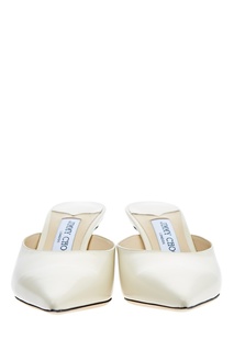 Белые мюли Jimmy Choo
