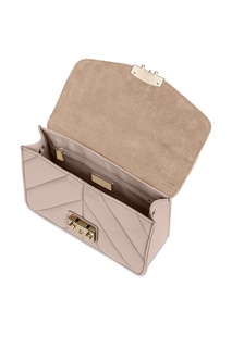 Бежевая сумка Metropolis с рельефной отделкой Furla
