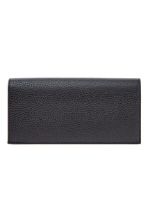 Черный кожаный бумажник Canali